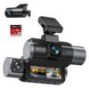 7105-03P5HL GKU Dash Cam Car Front Rear 3 Channel 4K
