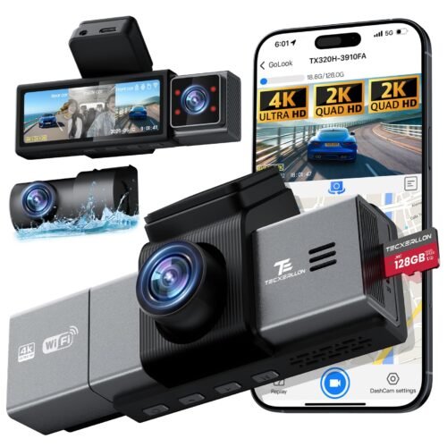 Dash Cam Front and Rear 4K Dash Cam with ADAS
