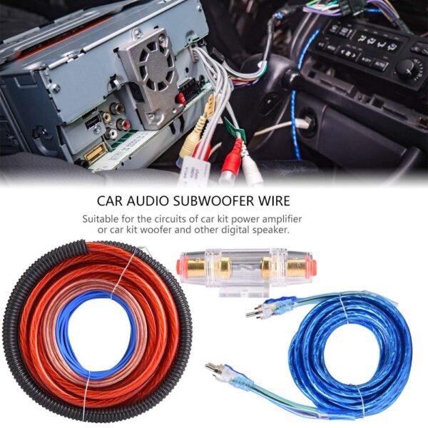 71xs2ttIi1L Subwoofer Amplifier Installation Cable 4 Gauge 2800W Car Audio Subwoofer Amplifier Speaker Installation Cable Kit Fuse Suit